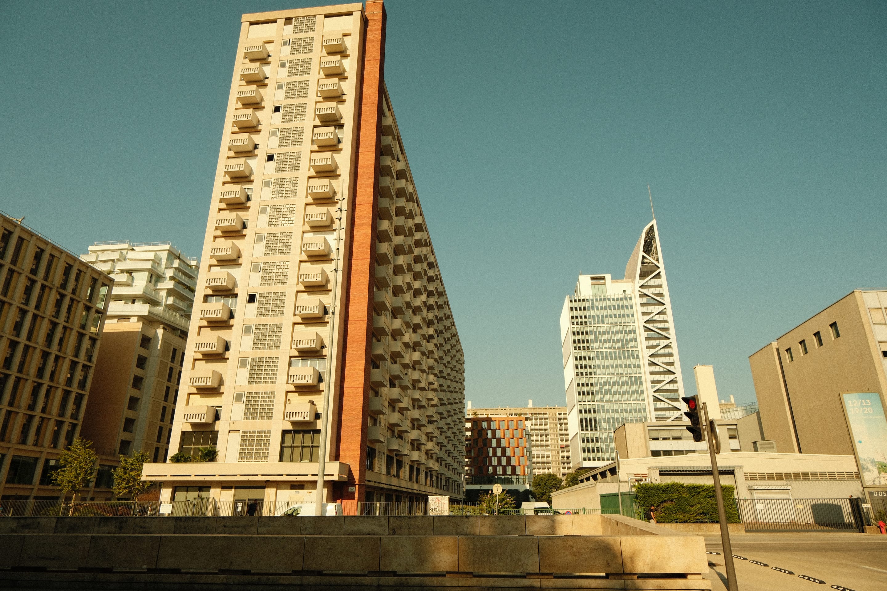 The slab from further back, with the tower behind it.